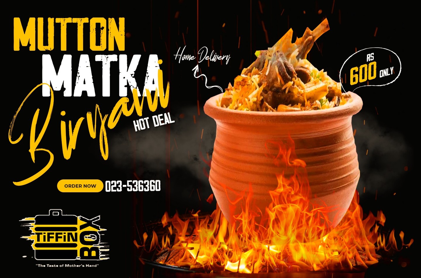 Tiffin Box — Biryani Promo